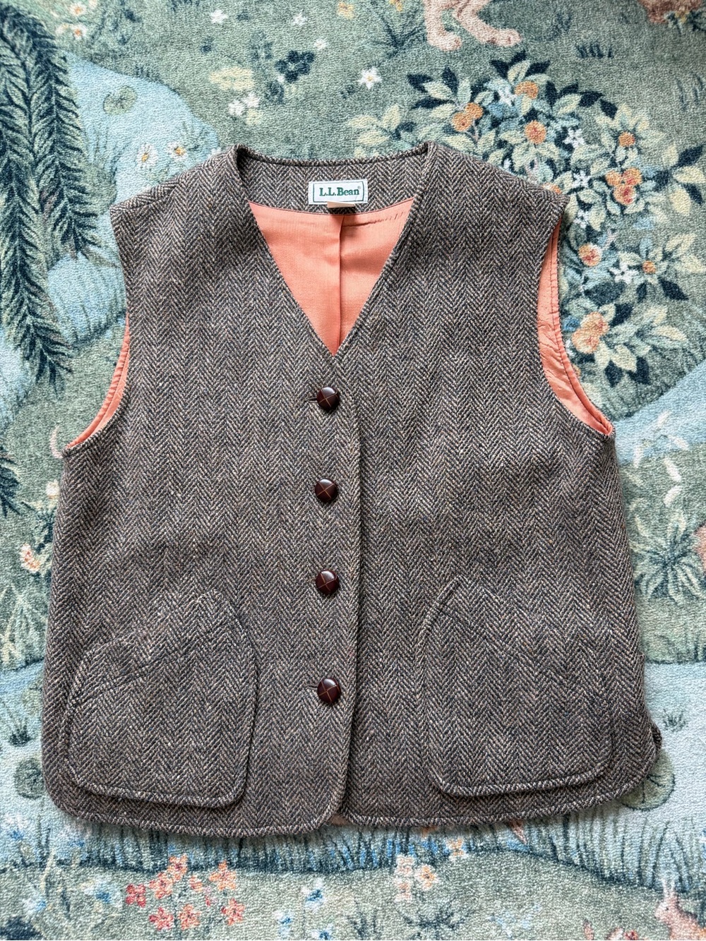 Vintage L.L. Bean Wool Vest Men’s size Small